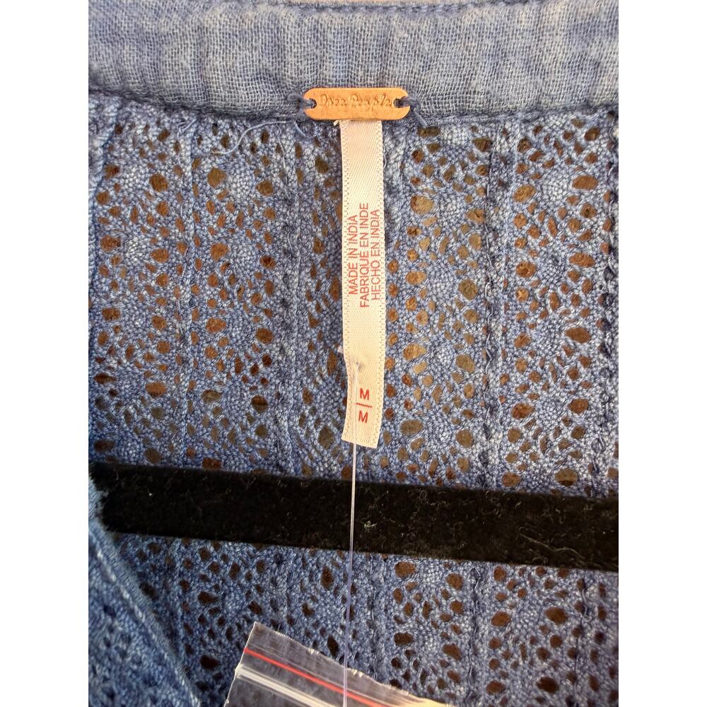 Free people Big Dipper Denim Mini Dress Size Medium NWT - Picture 6 of 7